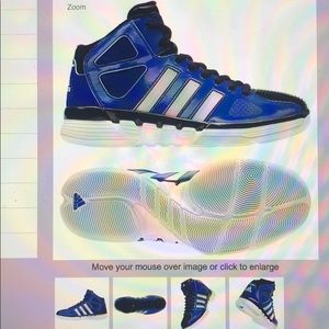 🏀Adidas Pro Model 0 Royal/White Basketball Shoes